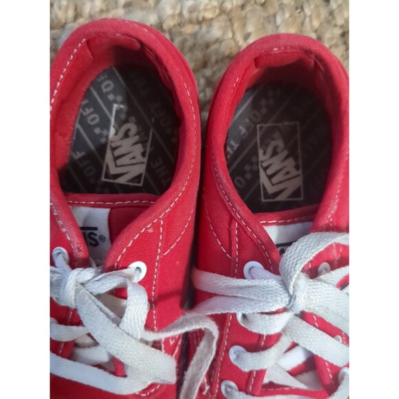 Unisex Bundle Of  2 Pairs Shoes Size 2  Red Vans Black Skechers. Light Wear. - Picture 16 of 16